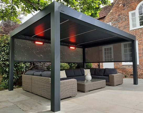 B200 Louvered Roof Pergolas