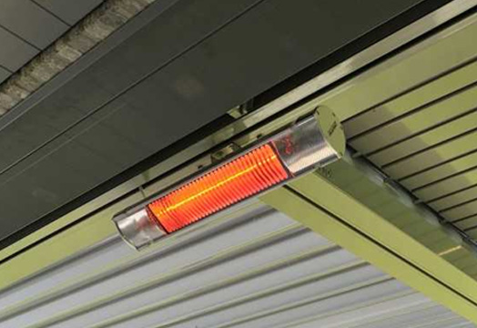 garden awning outdoor heater