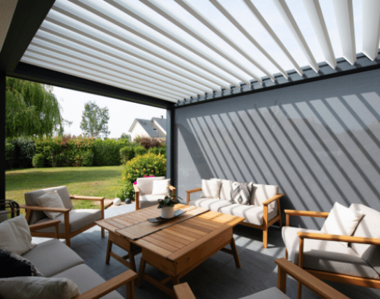pergola side screens
