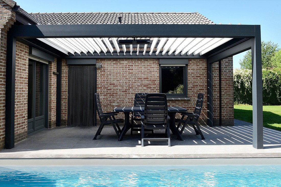 B600 Cabrio Aluminium Patio Cover