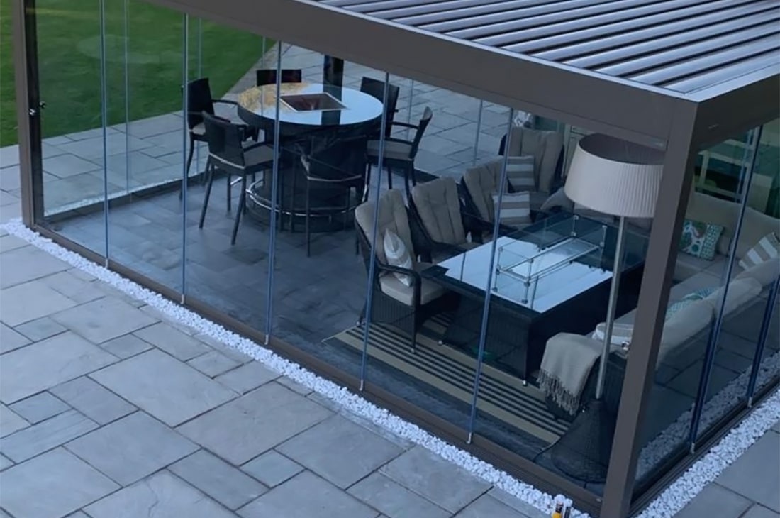 Broadview Sliding Glass Poolside