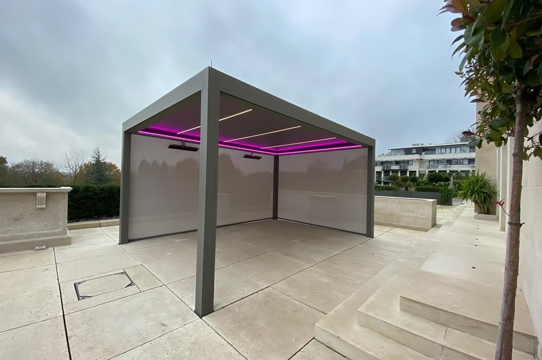 RGB Perimeter LED Lighting Purple