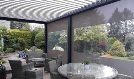 Pergola with Window Screen