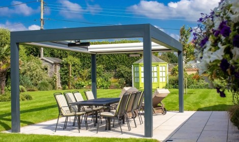 Garden Pergola in Summer